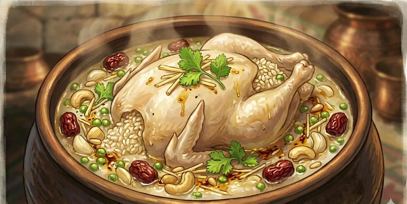 Baeksuk (White Chicken Soup)