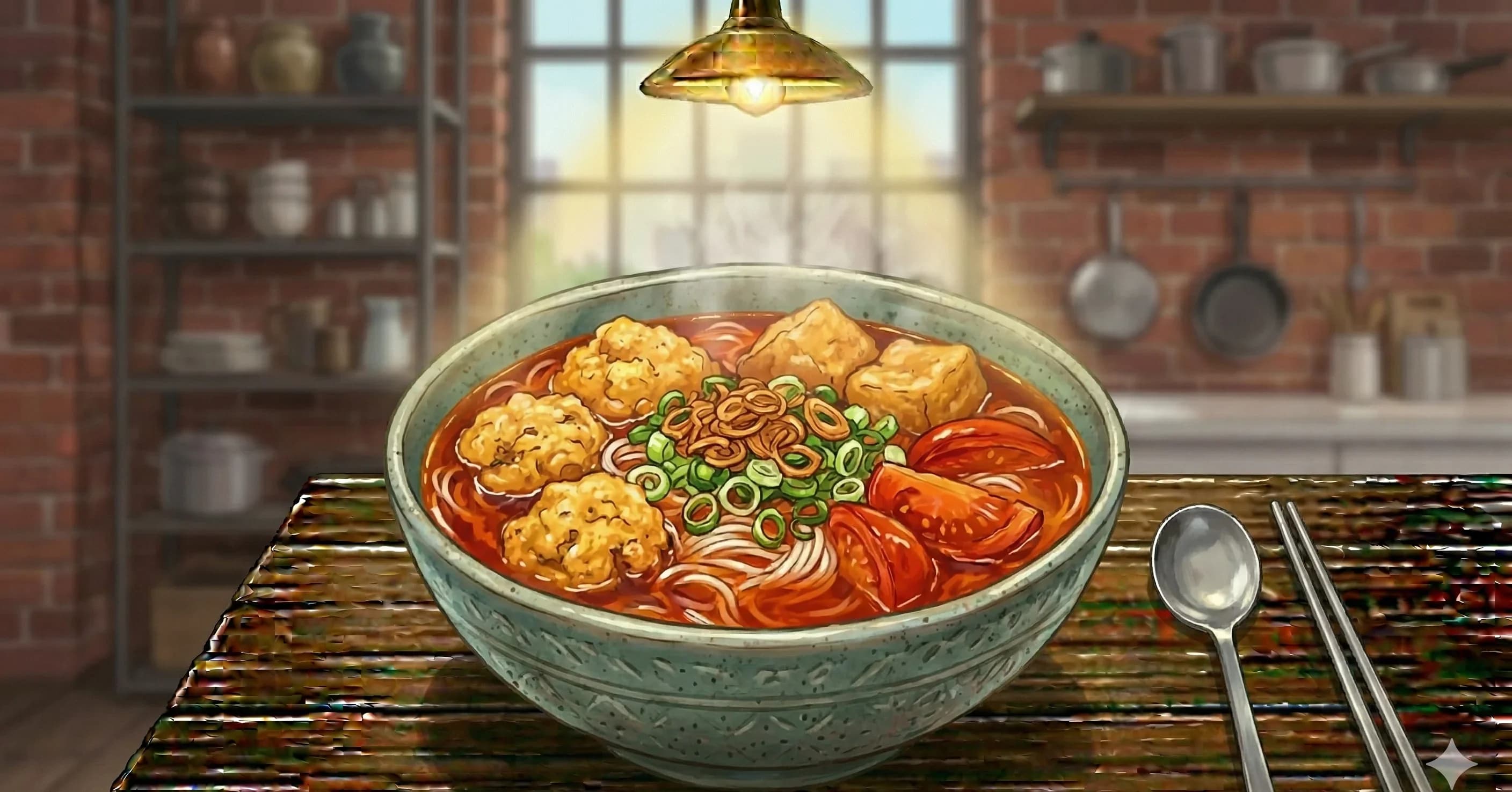 Bun Rieu (Vietnamese Crab and Tomato Noodle Soup)
