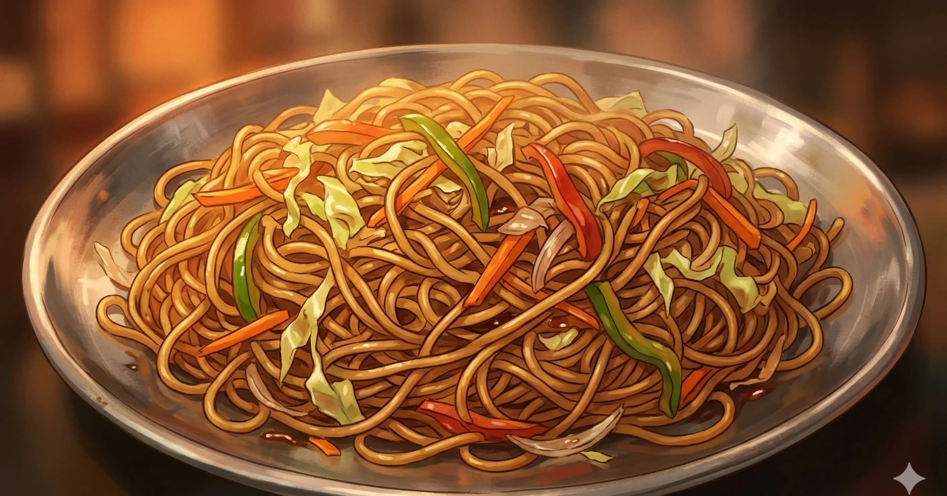 Kolkata-Style Stir-Fried Noodles (Kolkata Chowmein)