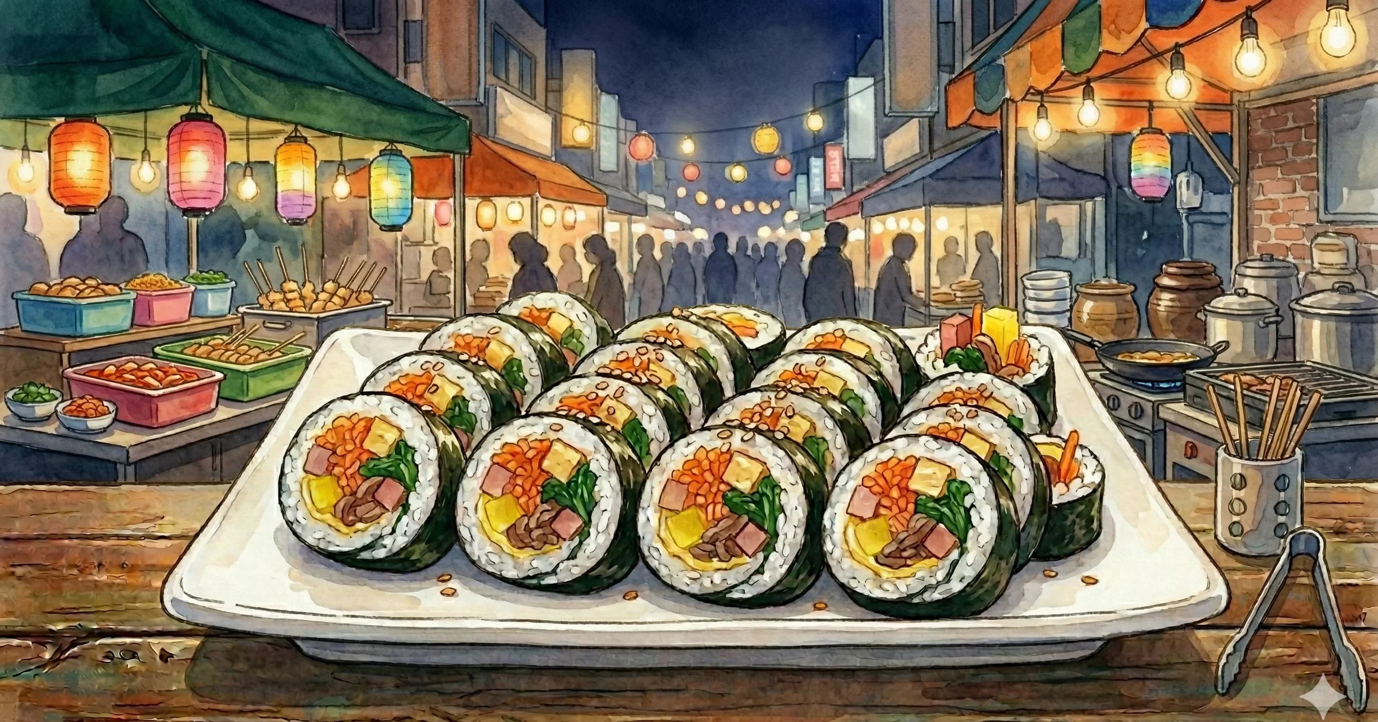 Gimbap (Korean Seaweed Rice Rolls)