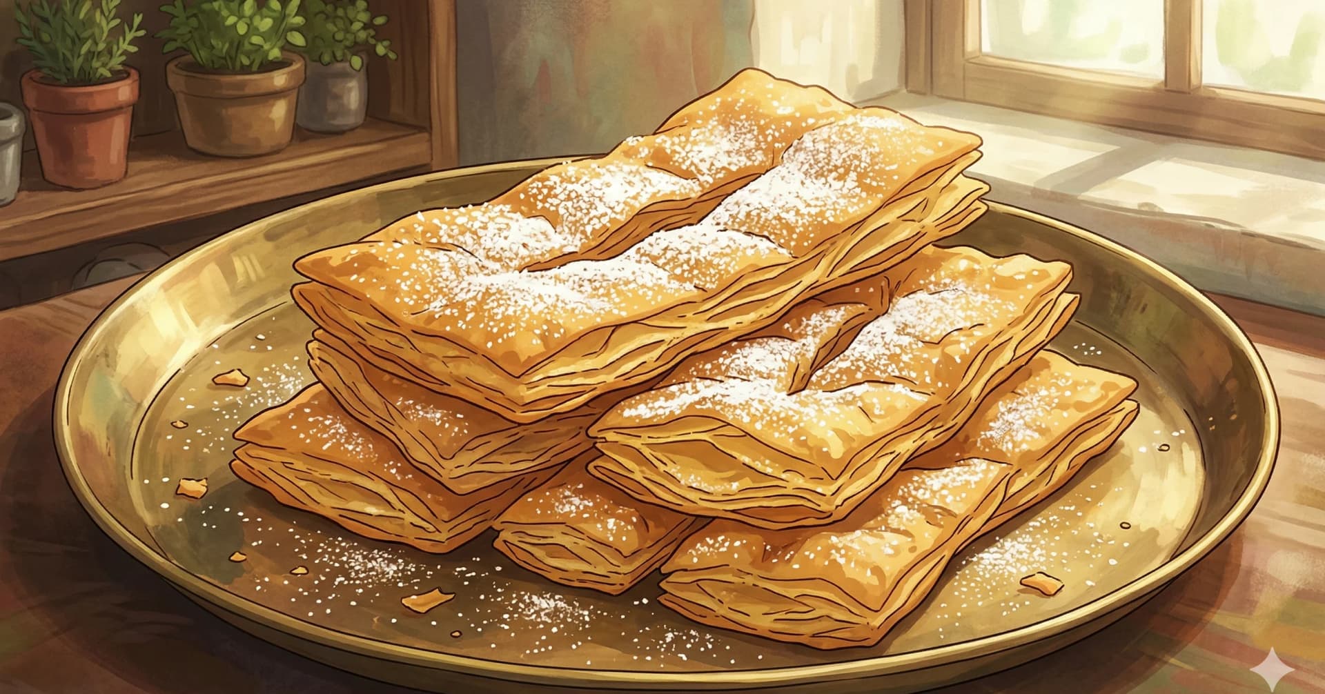 Crispy Layered Sweet (Khaja)