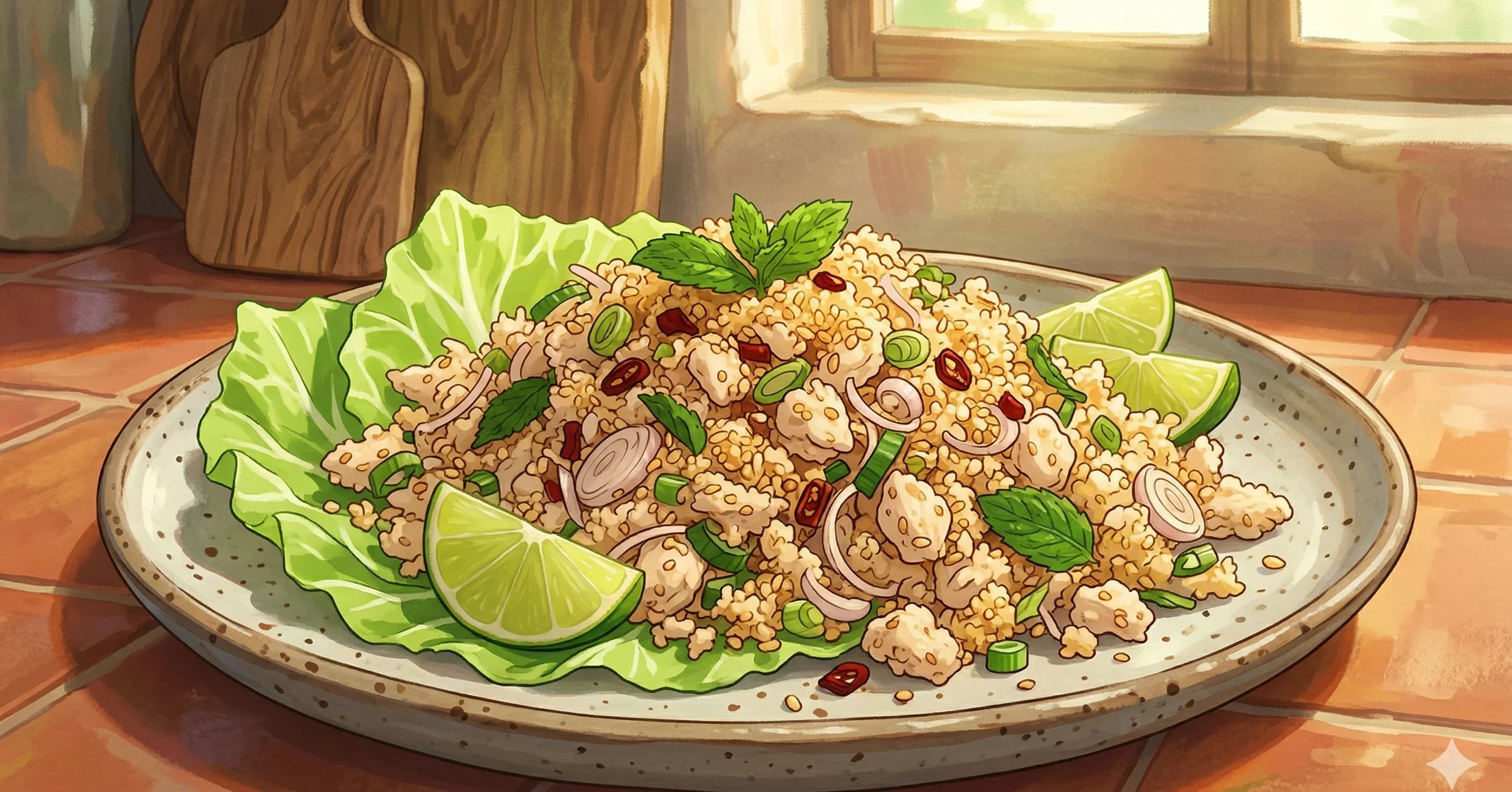 Larb Gai (Thai Chicken Salad)