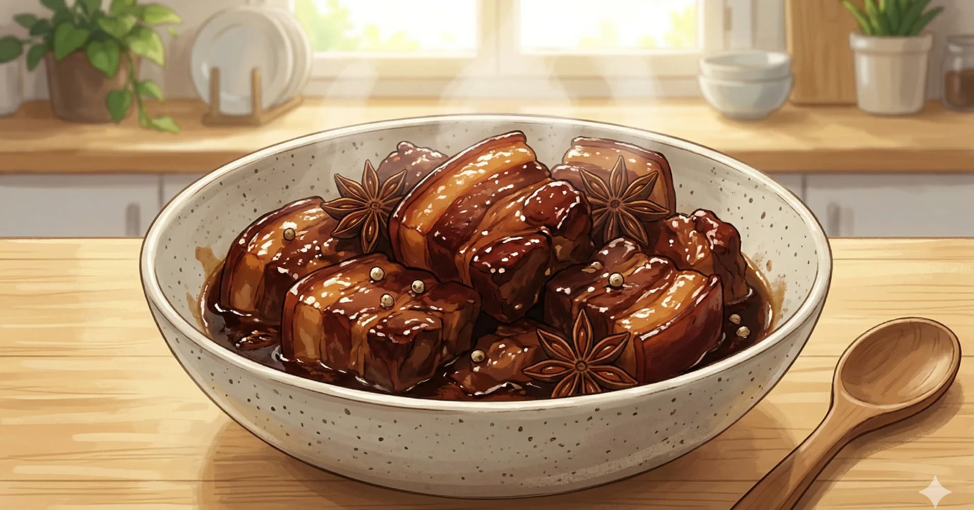 Slow-Braised Pork Belly (Moo Hong / หมูฮ้อง)