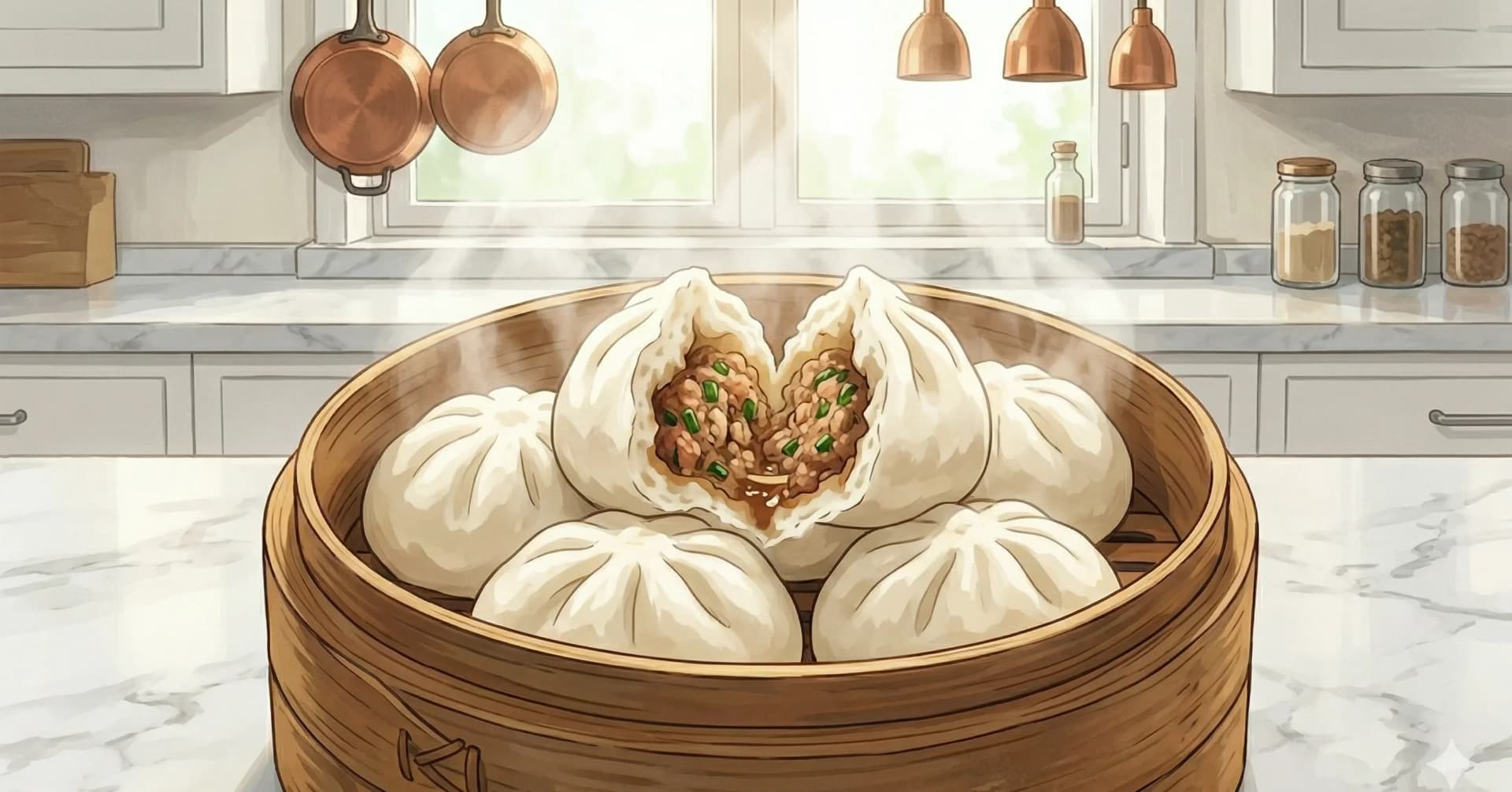 Nikuman (Japanese Steamed Pork Buns)