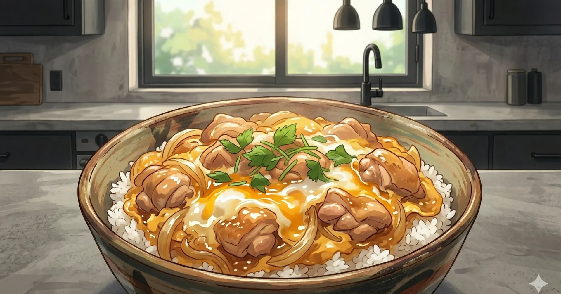 Oyakodon (Chicken and Egg Rice Bowl)