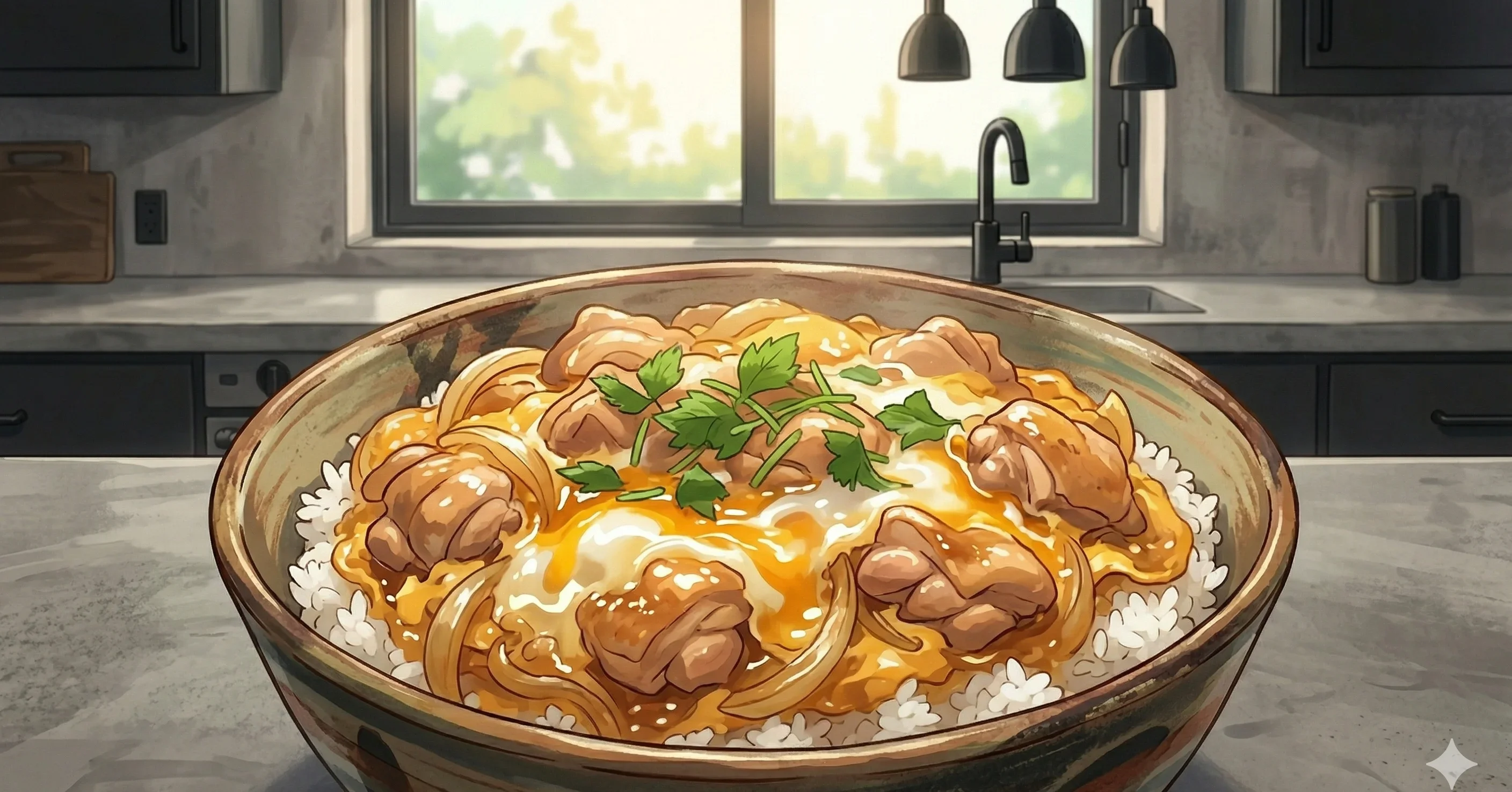 Oyakodon (Chicken and Egg Rice Bowl)