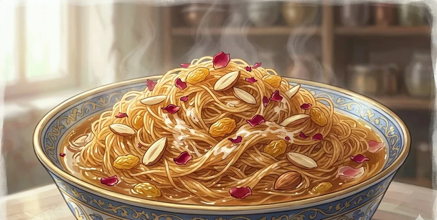 Parsi Vermicelli Pudding (Parsi Sev)