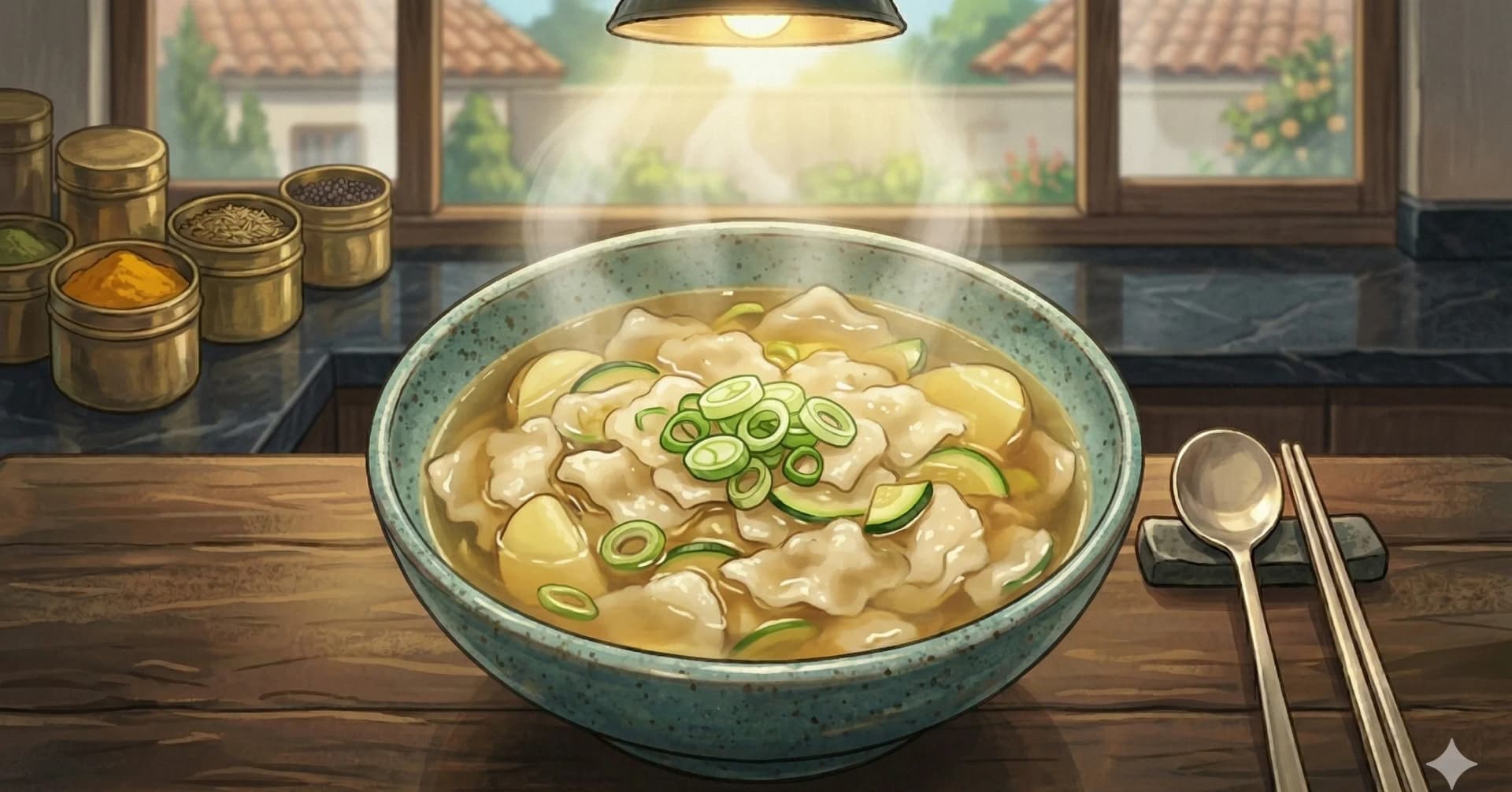 Hand-Torn Noodle Soup (Sujebi / 수제비)