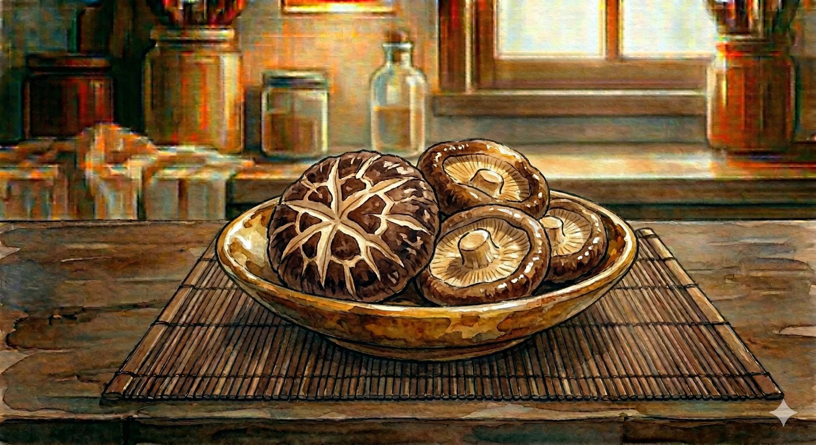 Hongos Shiitake Secos