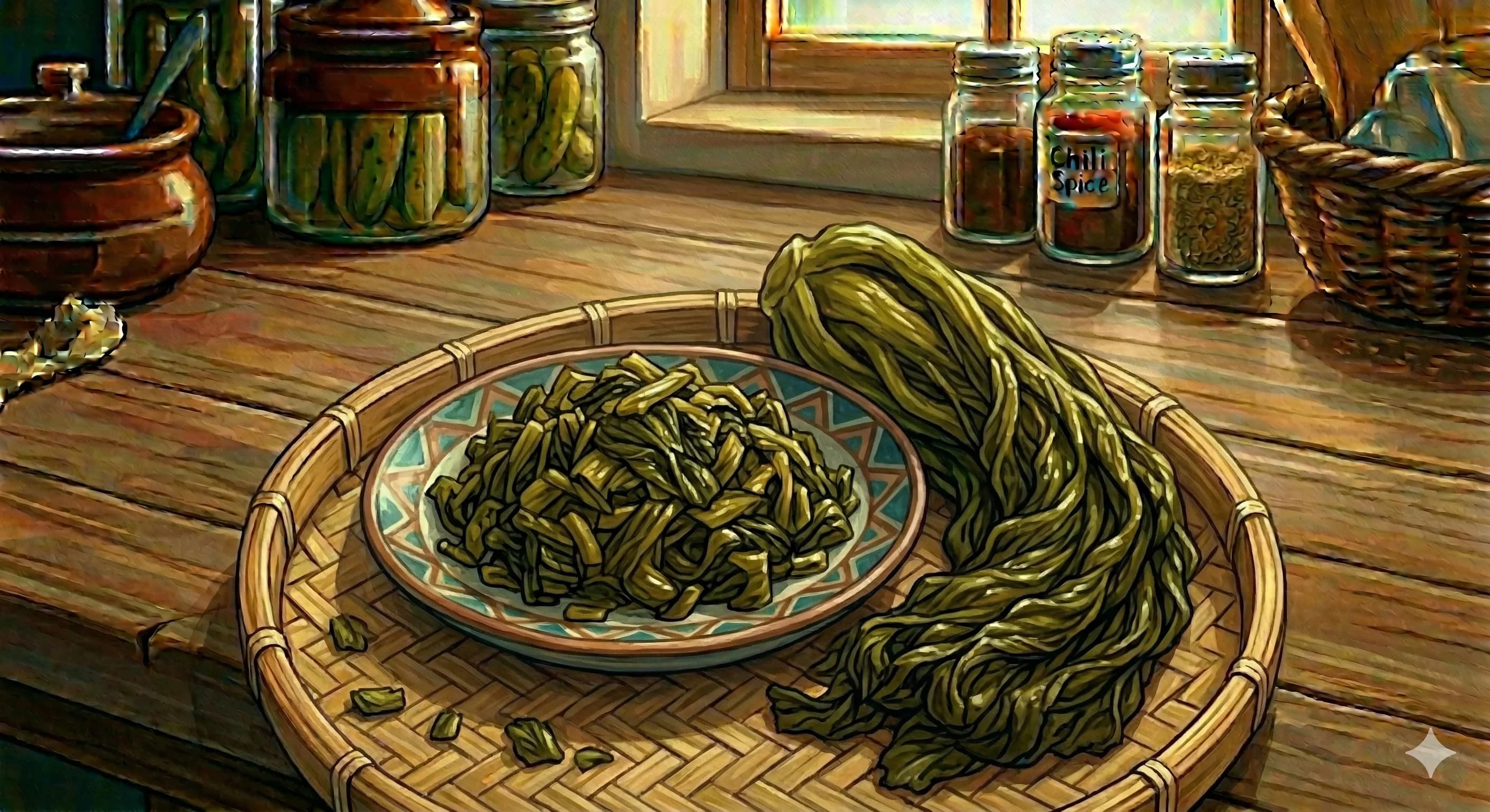 Preserved Mustard Greens