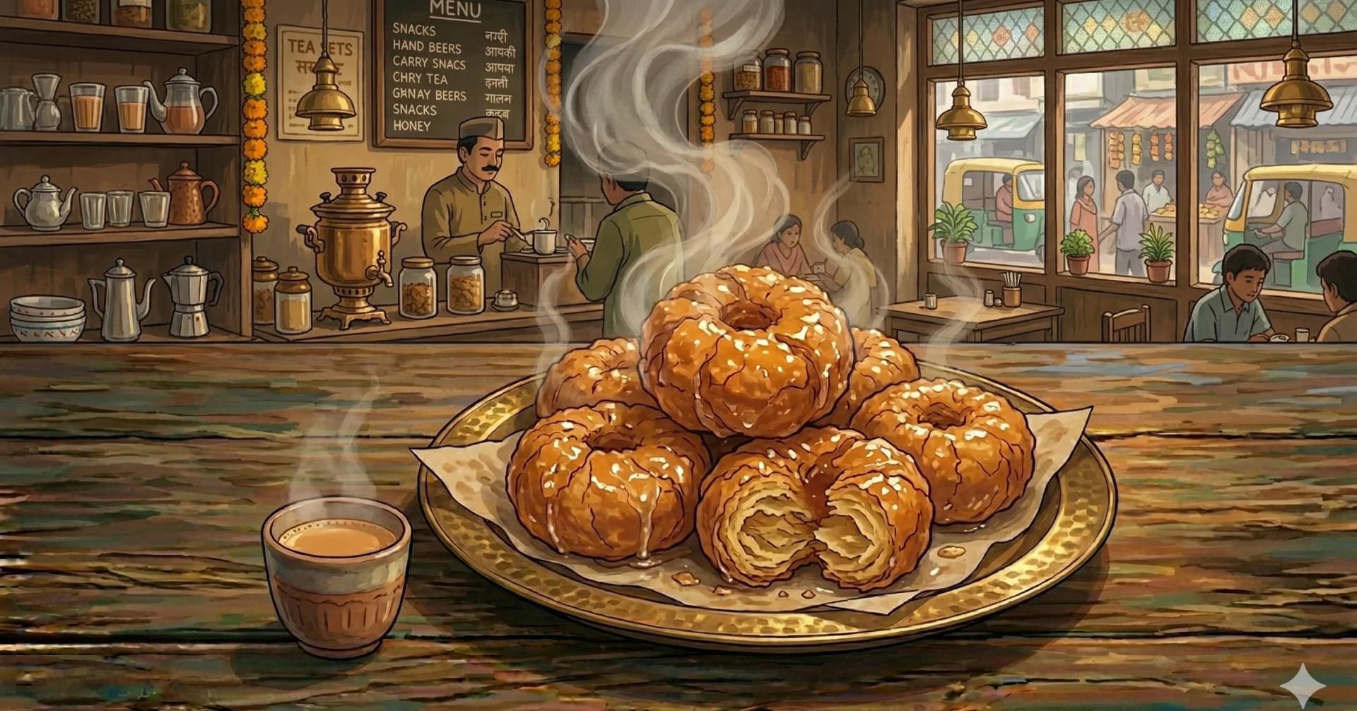 Flaky Fried Pastry (Balushahi)