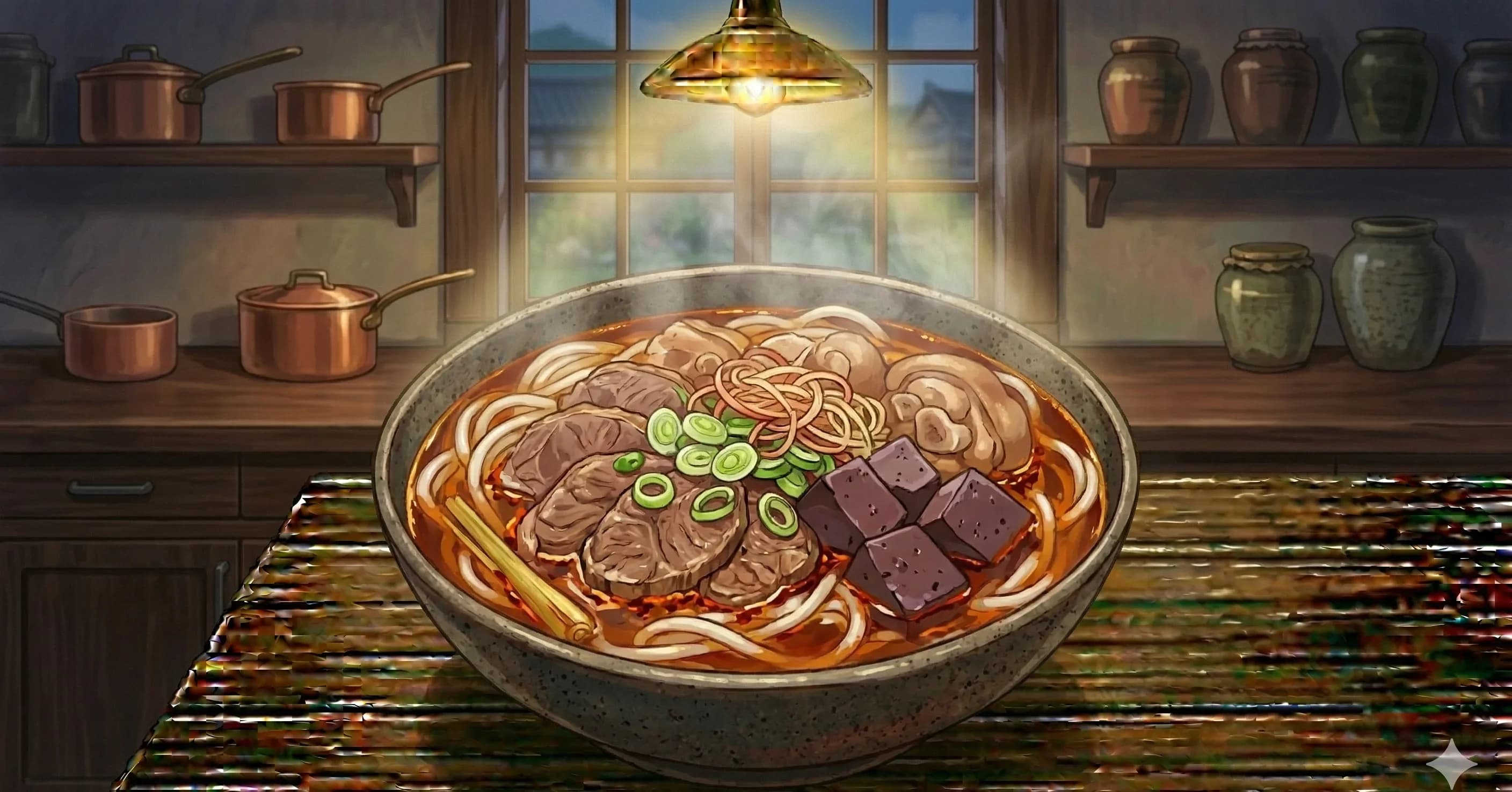 Bun Bo Hue (Bun Bo Hue) — Central Vietnamese spicy beef and pork noodle soup with lemongrass, fermented shrimp paste, and sate chili oil