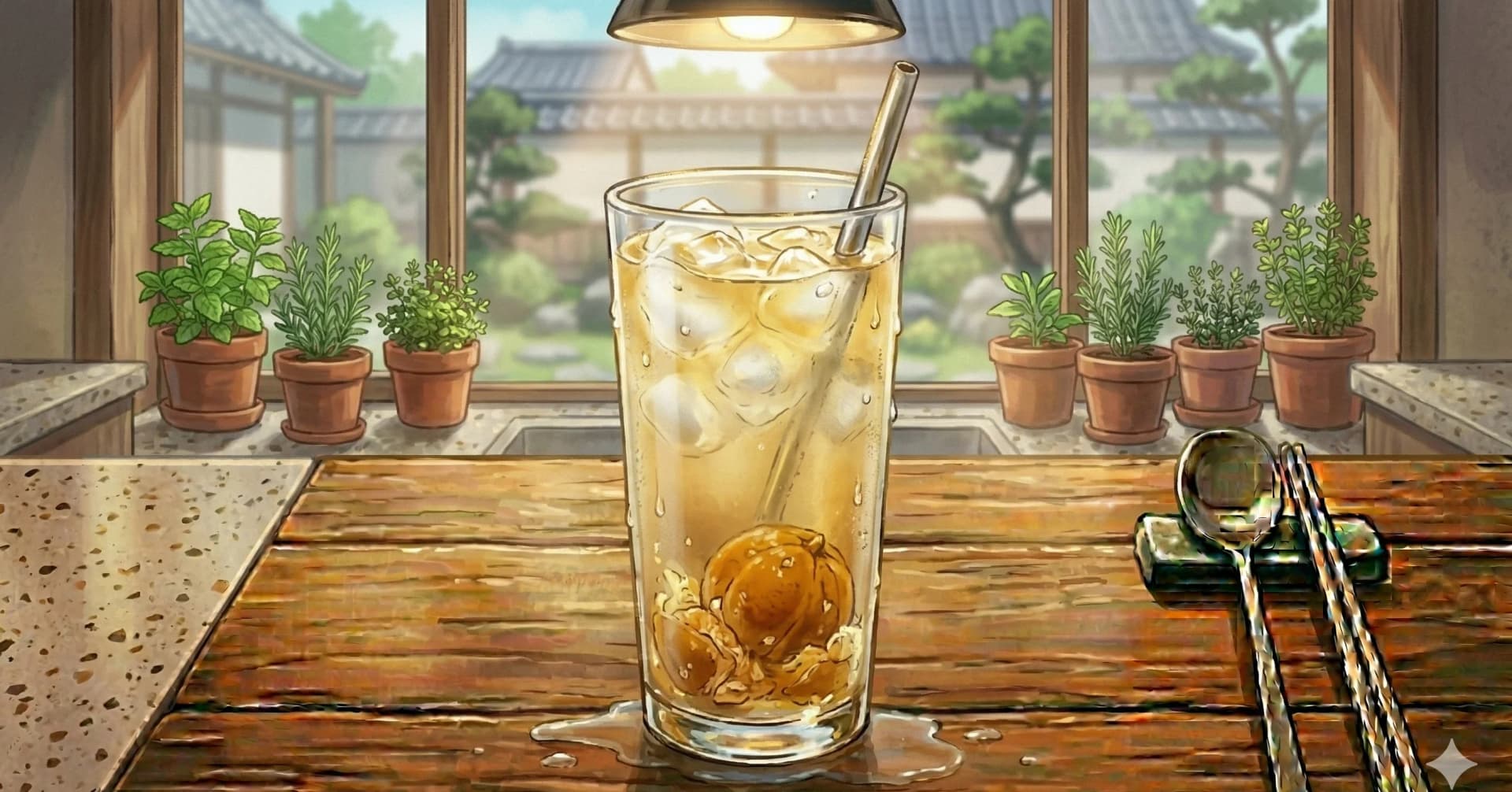 Salted Lime Drink (Chanh Muối) — A bracing Vietnamese salted lemon drink, brewed from preserved lemons muddled with sugar and ice water
