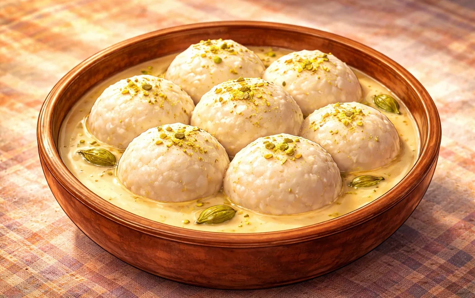 Kancha Gola — Bengali Fresh Chenna Sandesh with Condensed Milk and Cardamom