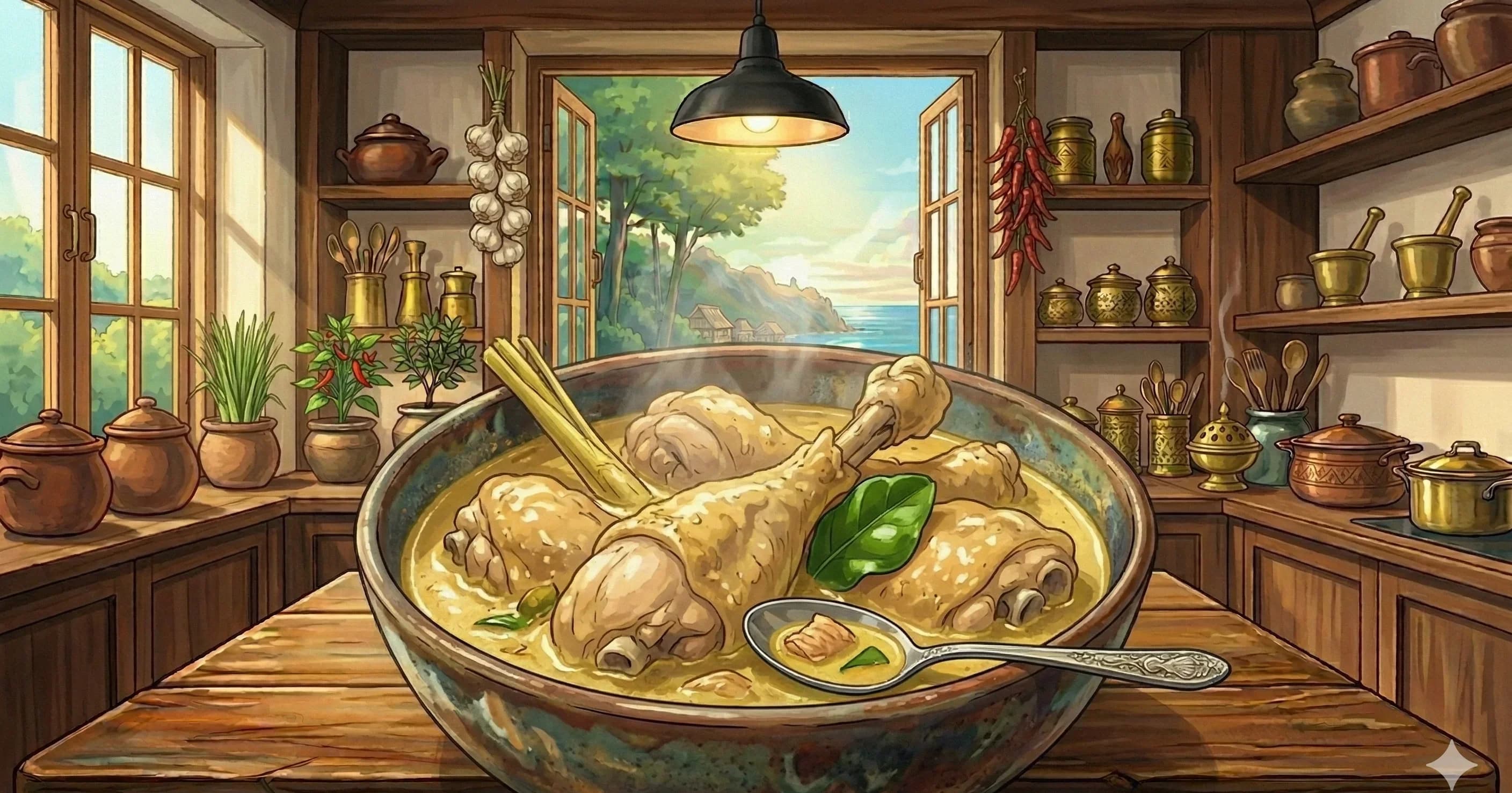Opor Ayam (Javanese Chicken in Coconut Milk)