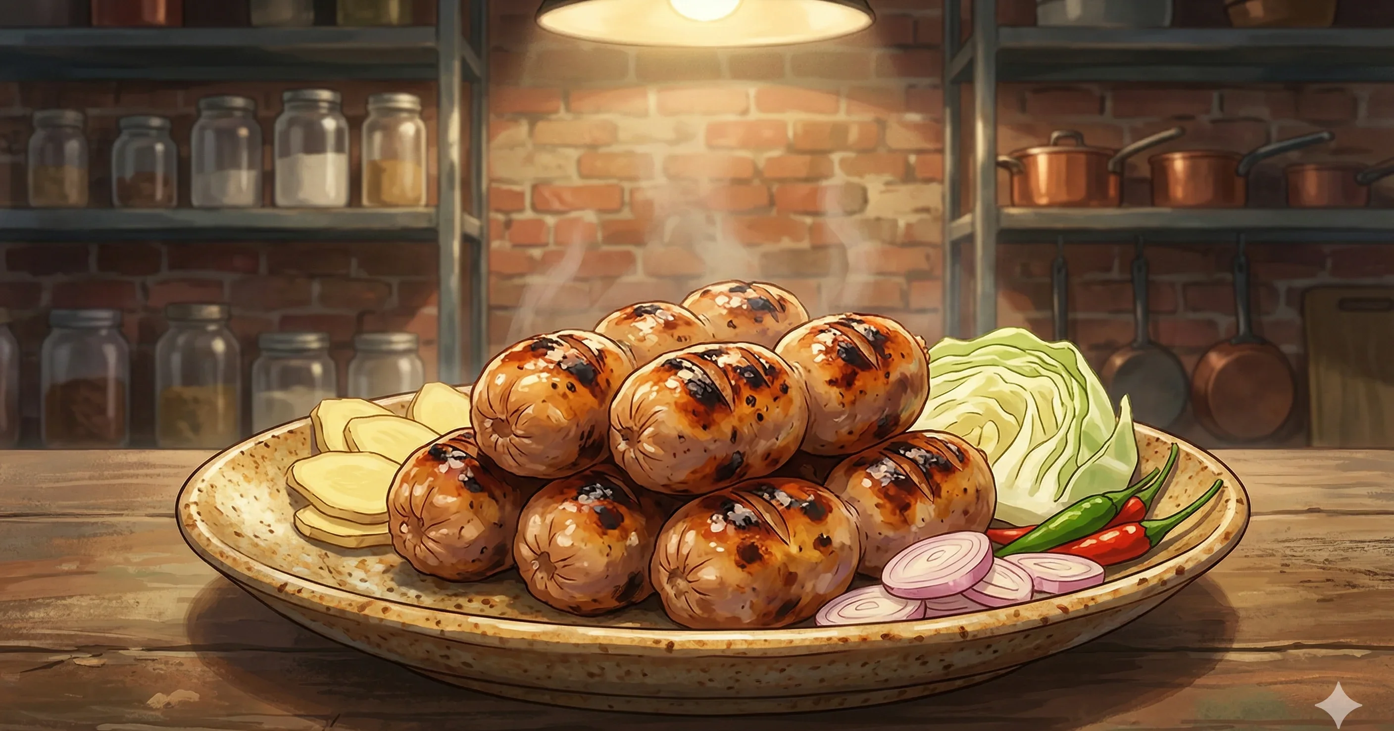 Sai Krok Isan (Thai Fermented Sausage) — Tangy pork-and-rice sausages from Northeastern Thailand, fermented until gently sour and grilled until blistered