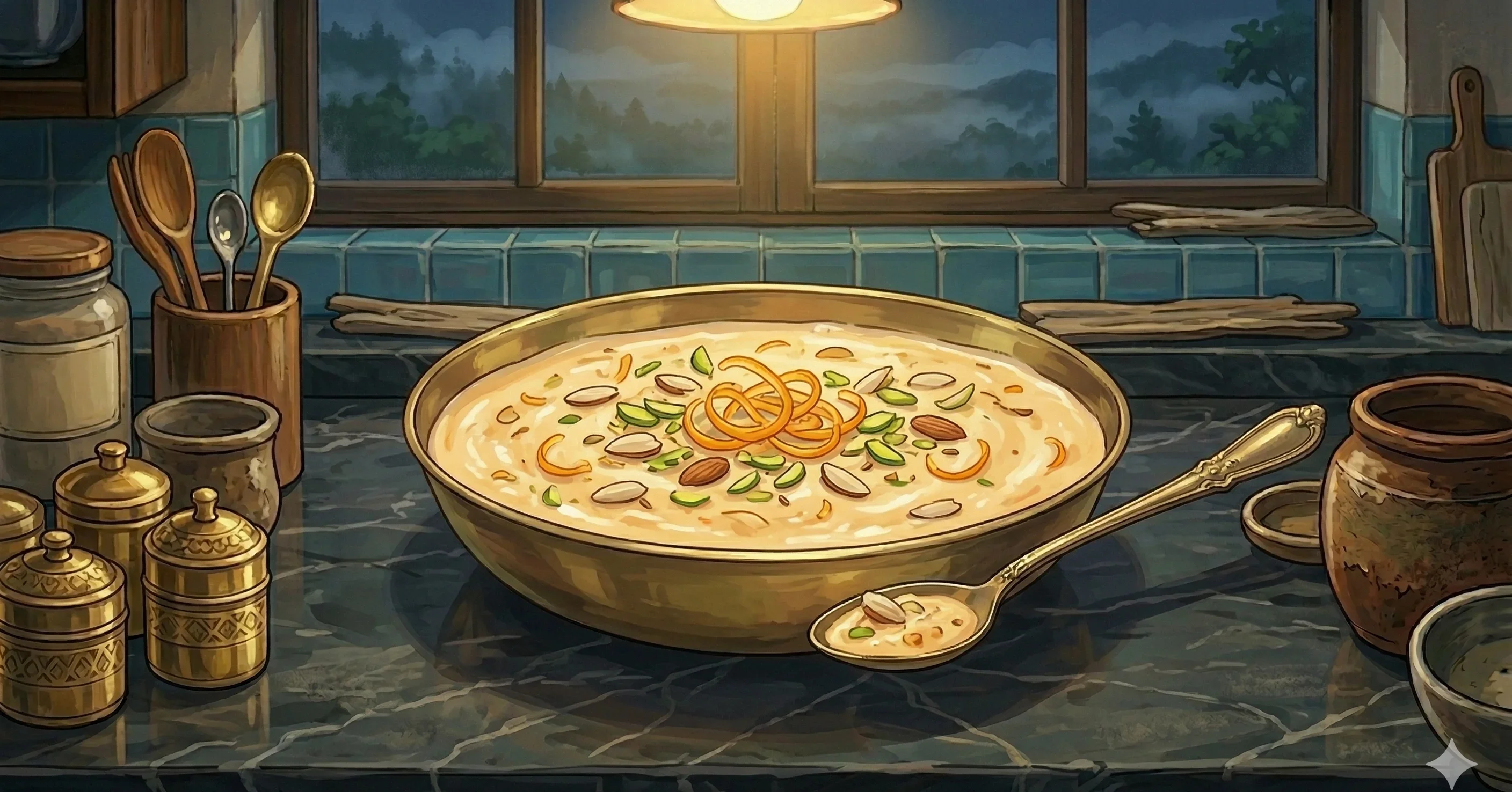 Orange-Flavored Pudding (Santra Ni Kheer) — A light Parsi chilled milk dessert with fresh orange segments and dissolved sugar