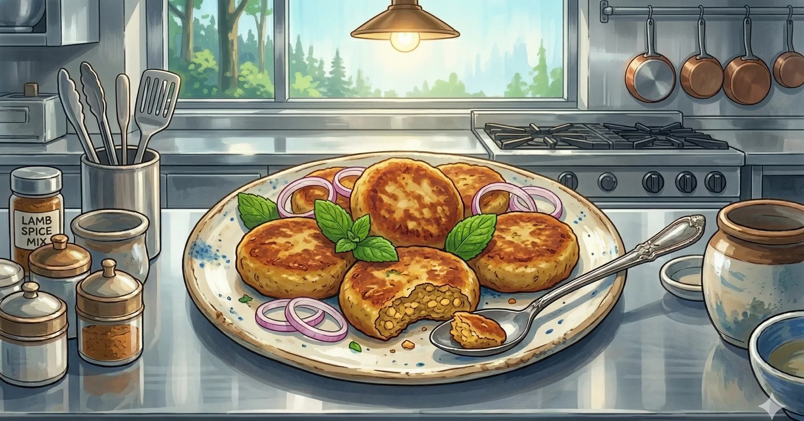 Shammi Kebab — Silky, spiced mince discs from the Awadhi court kitchen