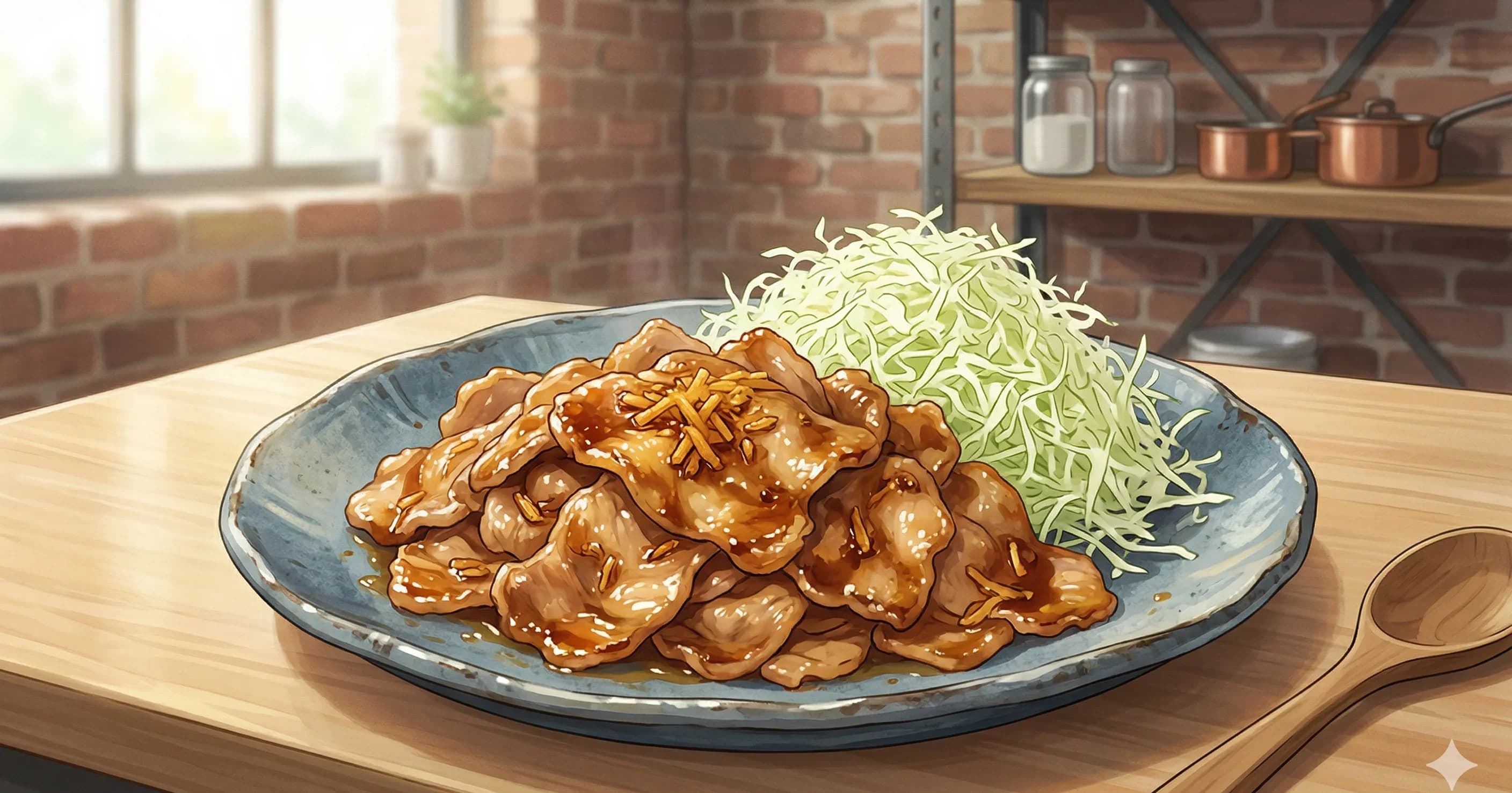 Shogayaki (Ginger Pork) — Tender, thinly sliced pork loin seared until golden and glazed in a sweet ginger-soy sauce, one of Japan's most comforting weeknight meals
